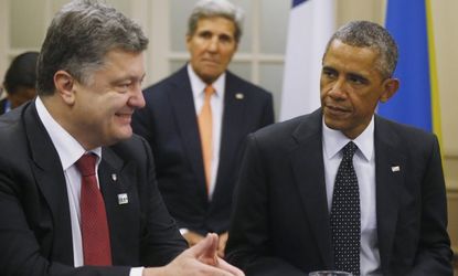 Obama and Poroshenko