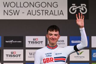 Leo Hayter (Great Britain) finished third in the time trial