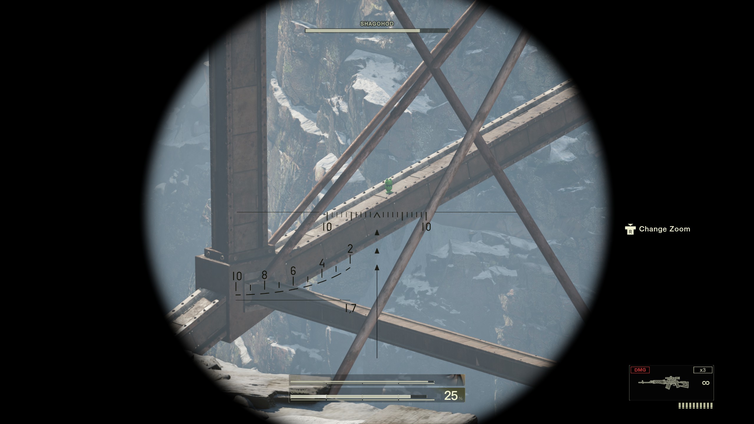 Metal Gear Solid Delta: Snake Eater Kerotan locations - Bridge strut