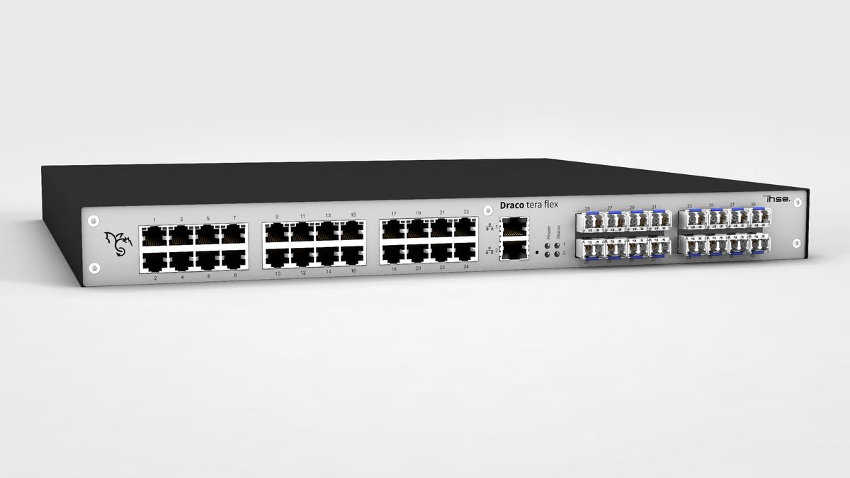 IHSE Draco tera flex KVM matrix switch