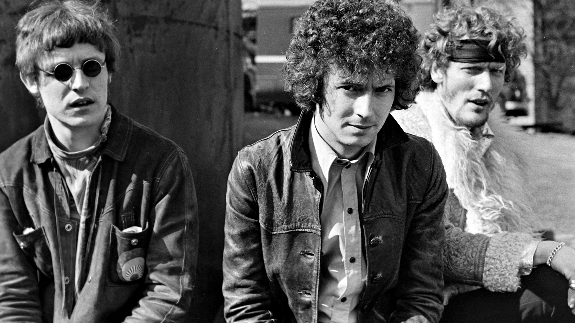 CREAM UK rock group in April 1967. From left: Jack Bruce, Eric Clapton,Ginger Baker