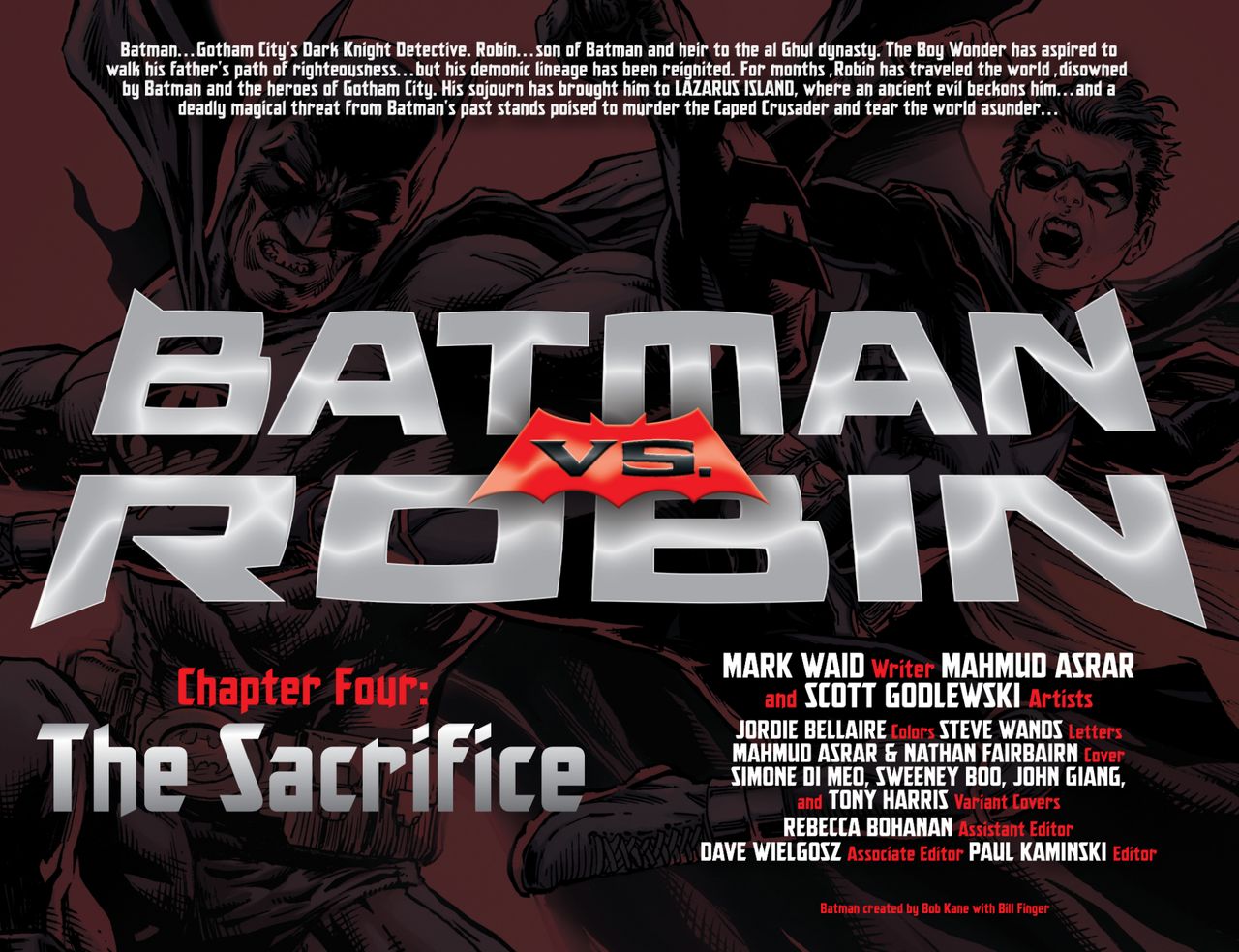 Batman Vs. Robin #4 pages