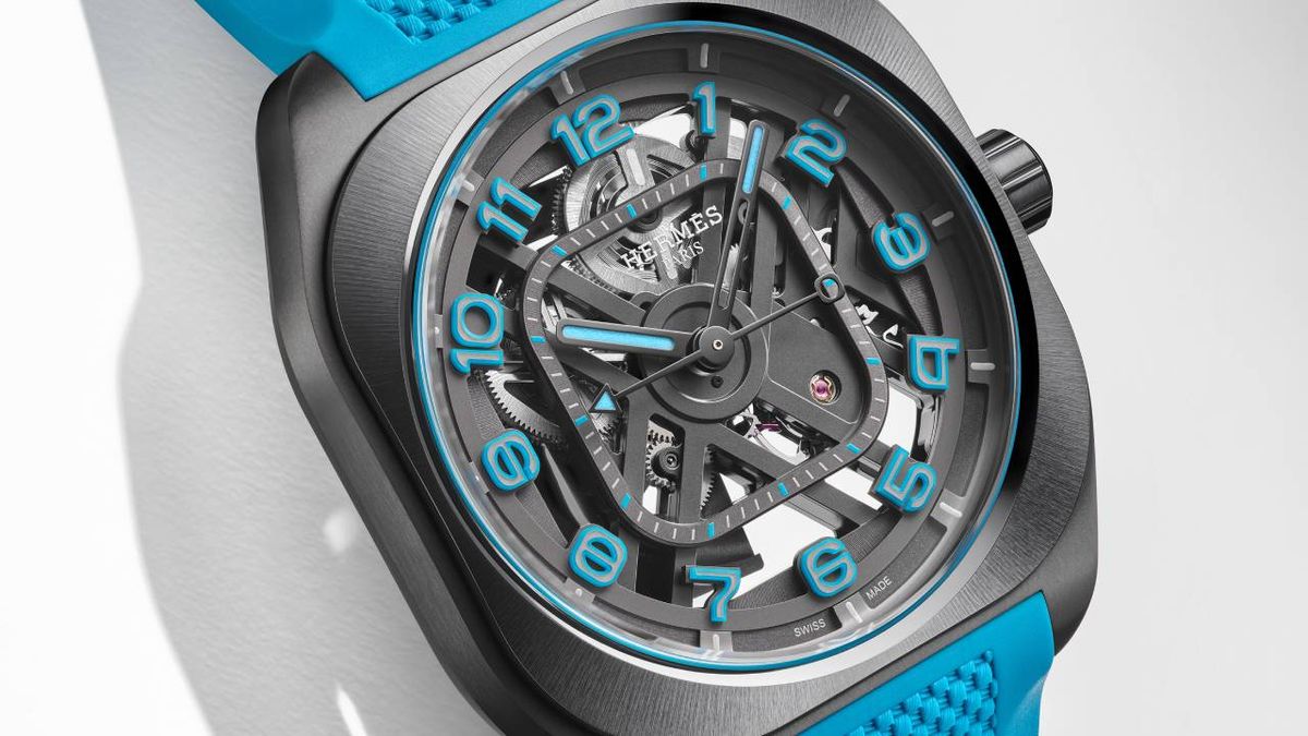 Hermès debuts first-ever skeleton H08 watch at Watches and Wonders