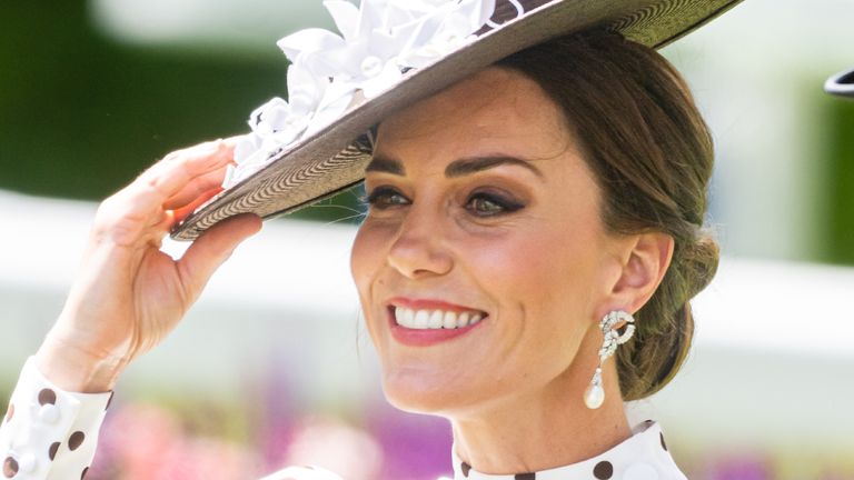 Kate Middleton has two major reasons to celebrate Catherine, Duchess of Cambridge attends Royal Ascot at Ascot Racecourse on June 17, 2022 in Ascot, England.