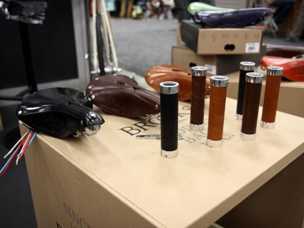 Brooks' new slimline leather grips are offered in various hues to suit your build.