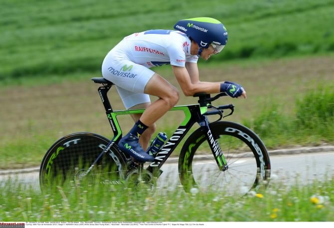 Best young rider Jes&uacute;s Herrada (Movistar)