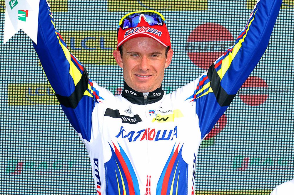 Kristoff on the podium.