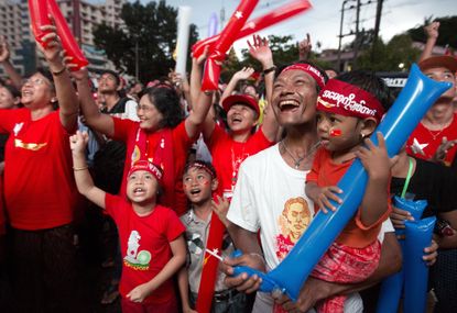 Myanmar goes to the polls.