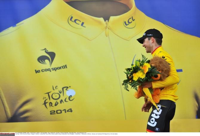 Yellow for Lotto-Belisol and Tony Gallopin