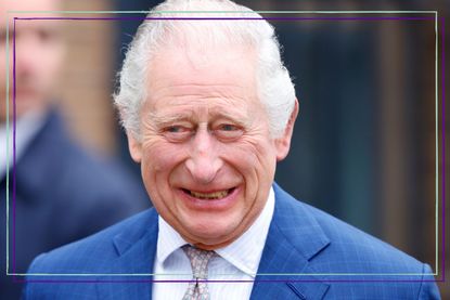King Charles headshot with him smiling