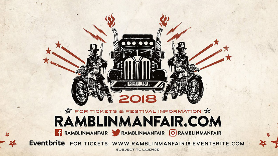 The 2018 Ramblin&#039; Man Fair poster