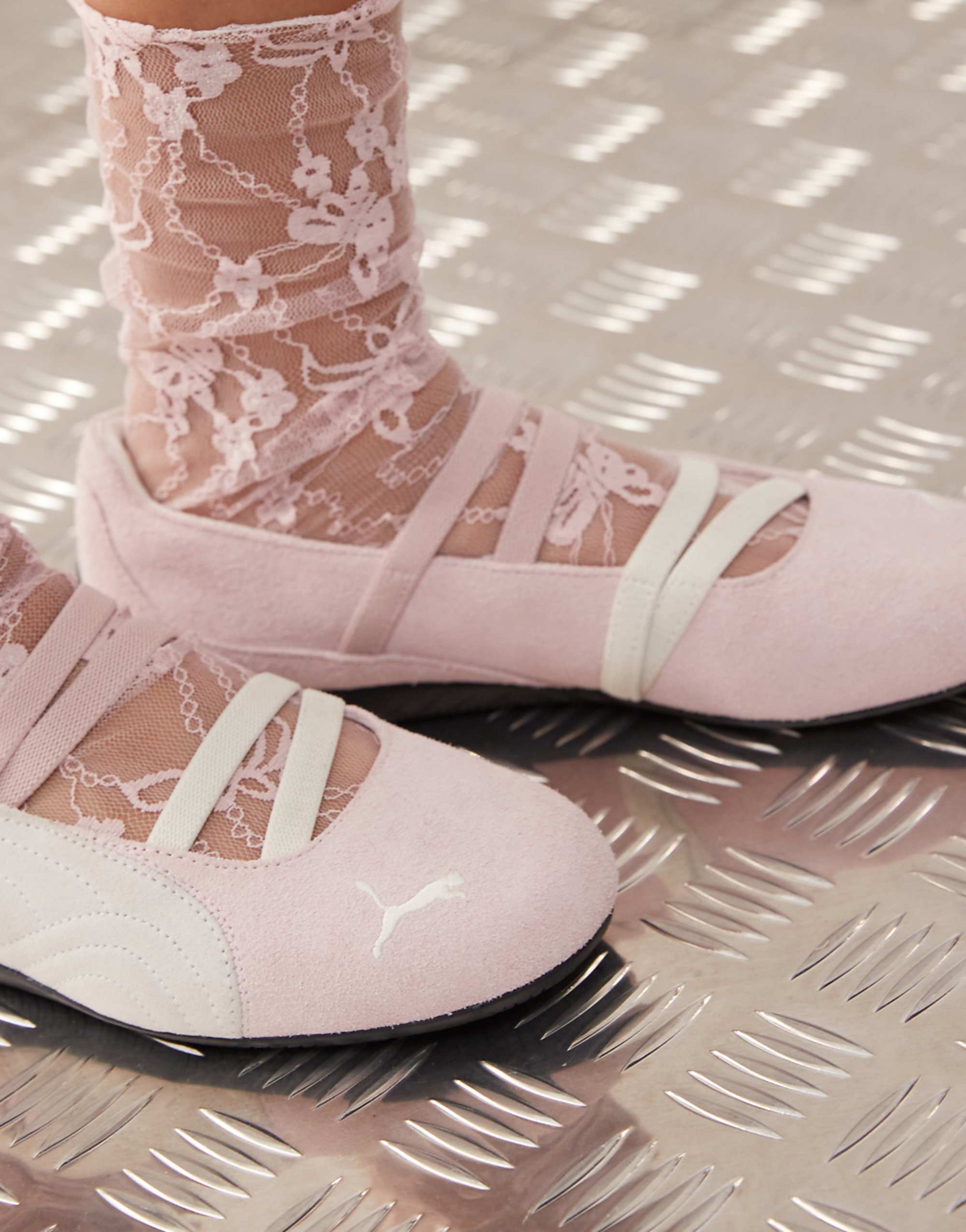 Puma Speedcat Ballet Flats in Pink