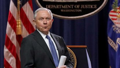Donald Trump has attacked Jeff Sessions over two Republicans indicted ahead of the midterm elections