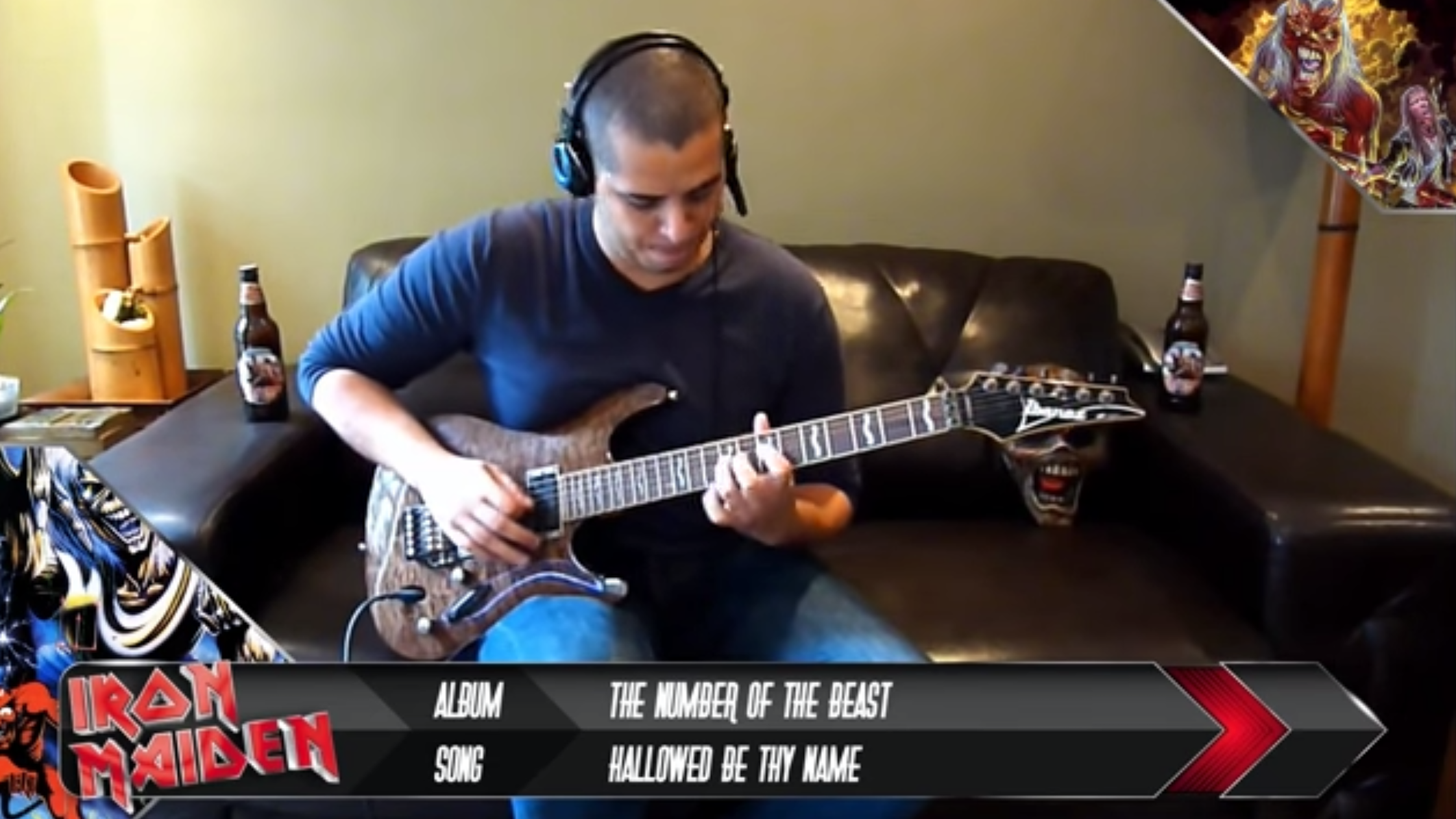 Iron Maiden fan Murilo Martins tackles every riff on every studio album