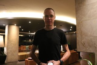 Chris Froome in Colombia