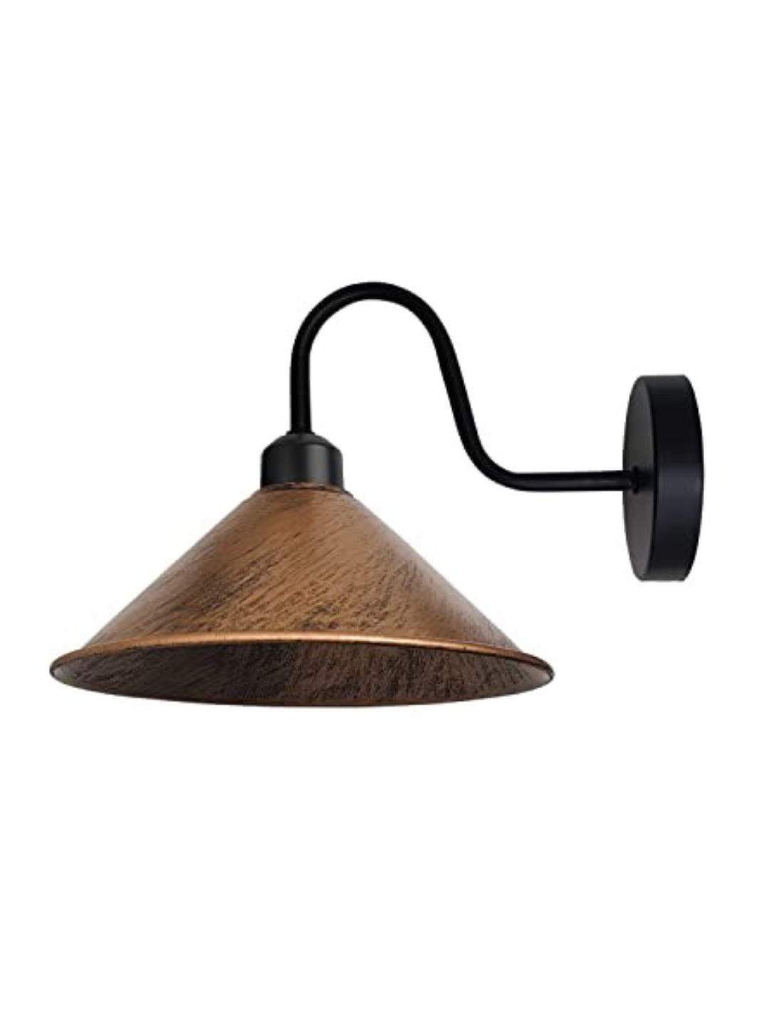 LEDSone, Vintage Black Swan Neck Wall Light E27