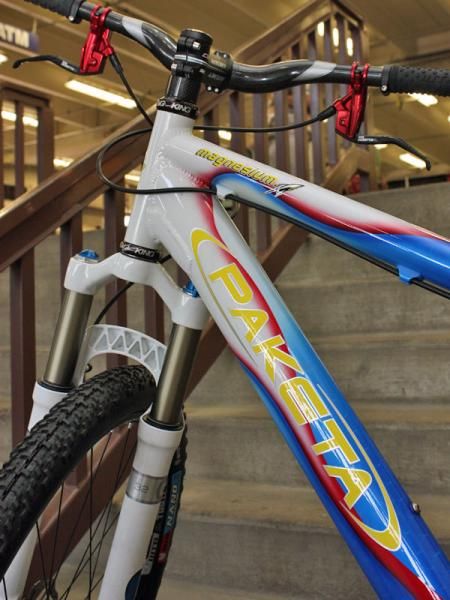 Paketa claims its magnesium tubing offers a much smoother ride than an aluminum frame of similar dimensions.