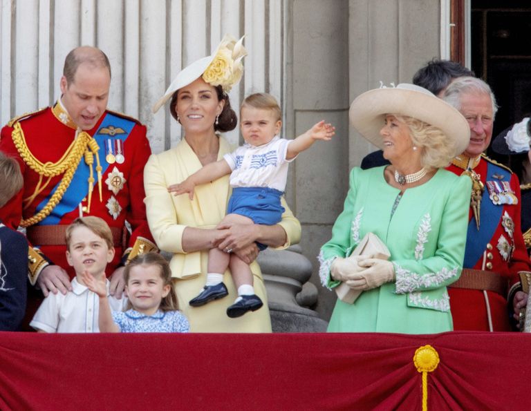 royal family, Prince William, Prince George, Charlotte, Kate, Louis, Camilla and Prince Charles