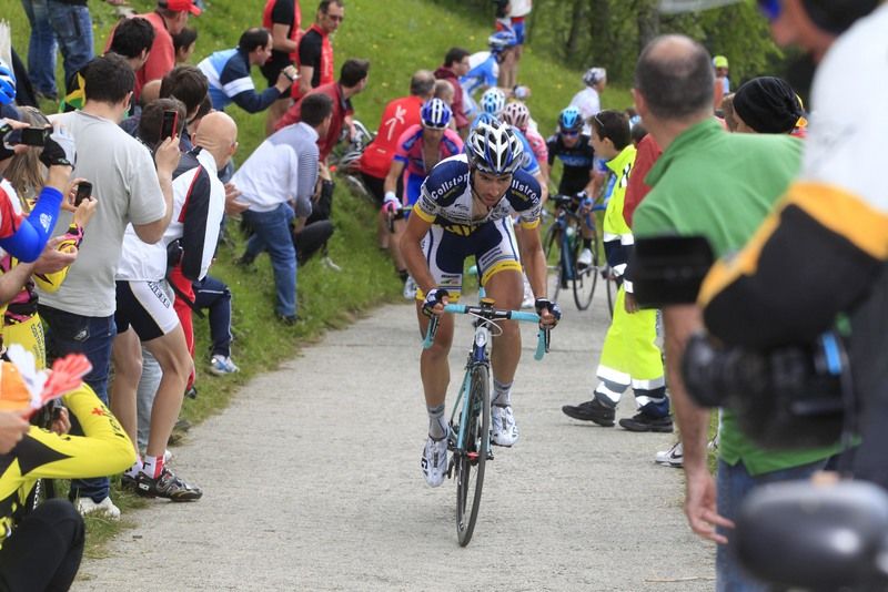 Thomas De Ghent on the Mortirolo in 2012