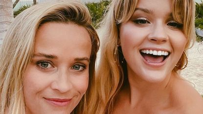 Reese Witherspoon and Ava Phillippe smiling together