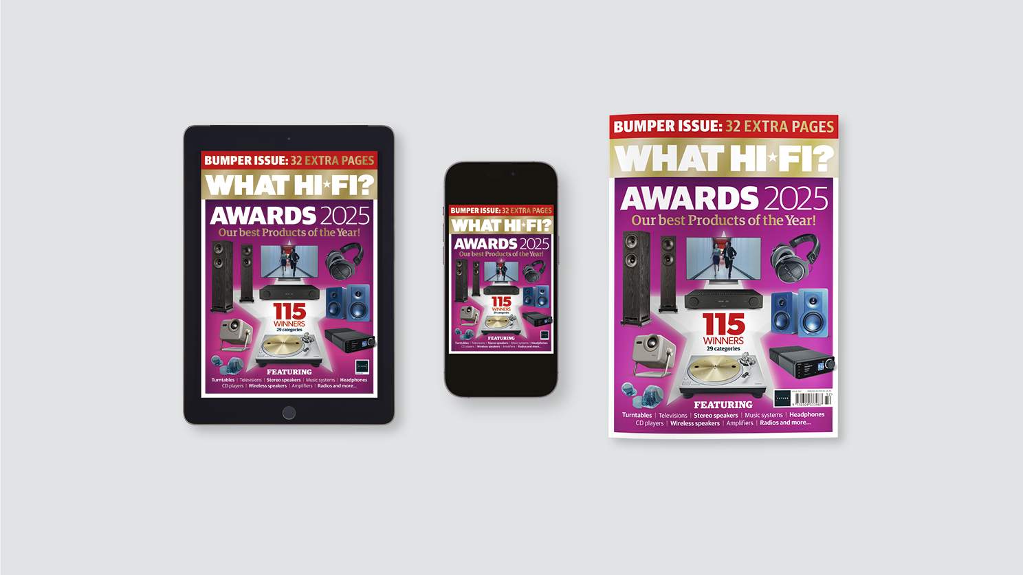 What Hi-Fi? Awards issue 2025 out now