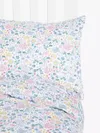John Lewis & Partners Leckford Bunny Floral Print Cotbed Duvet Cover and Pillowcase Set