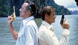 The Man with the Golden Gun Christopher Lee and Roger Moore back to back before their duel