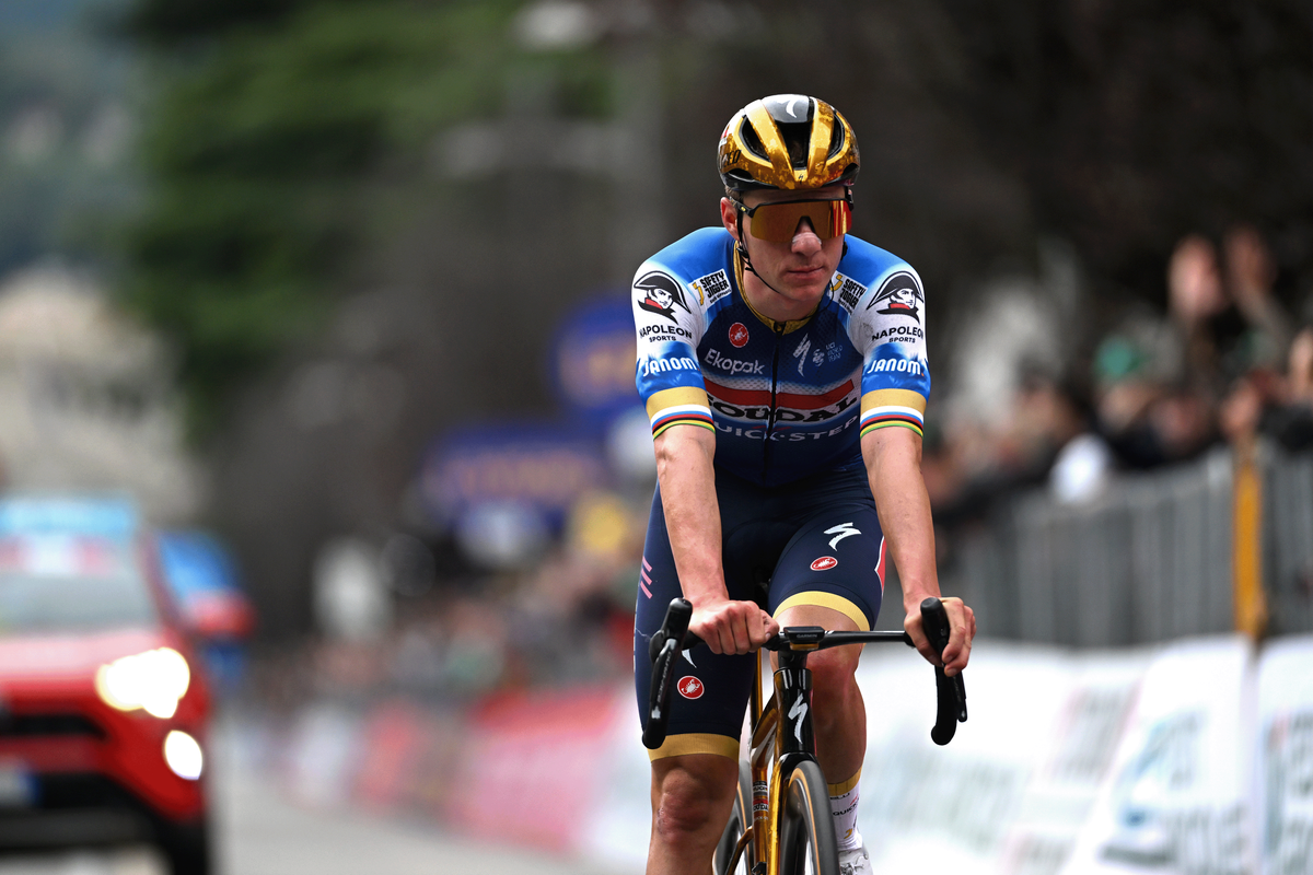 Evenepoel finished second at Il Lombardia in his final race of the 2024 season