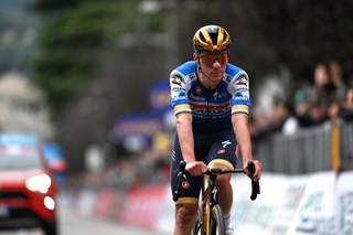 Evenepoel finished second at Il Lombardia in his final race of the 2024 season