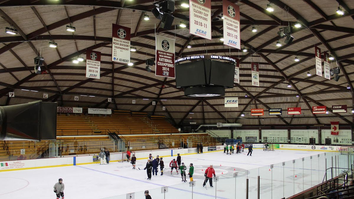 The upstate New York liberal arts college updated its NCAA Championship-winning hockey team&#039;s arena with a flexible new Dante audio system based on Linea Research amplifiers, EM Acoustics loudspeakers, and a Symetrix DSP.