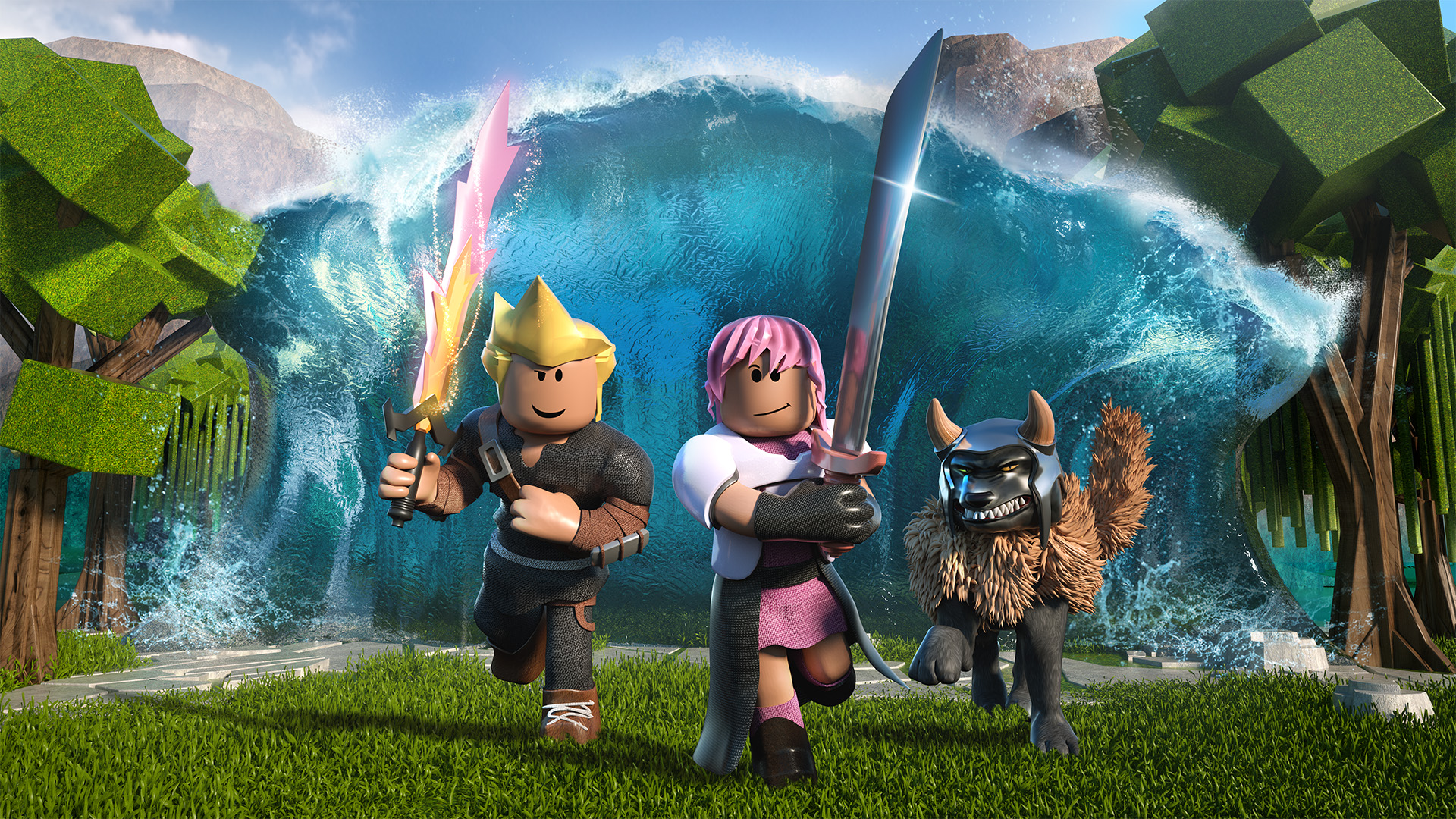 Download LEGO-Style Avatar of Roblox Wallpaper