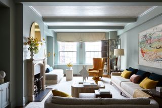 living room ideas with blues and neutrals