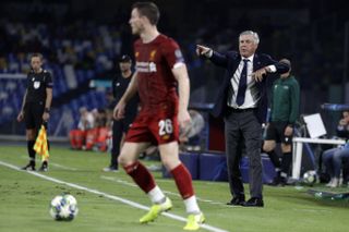 Napoli head coach Carlo Ancelotti wants to reach the group stages