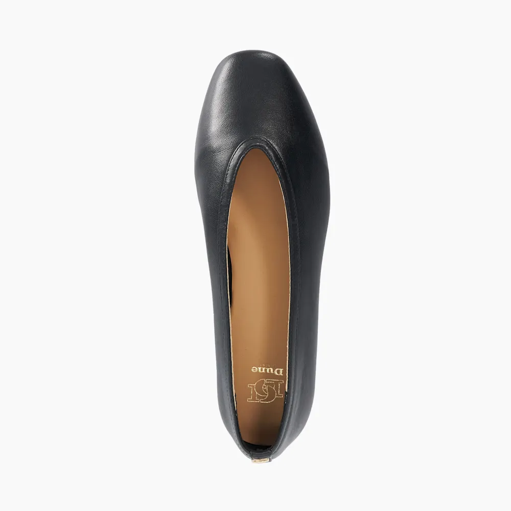 Dune London, Black Ballet Flats