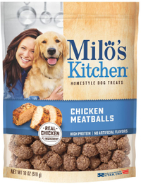 Milo's Kitchen Chicken Meatballs Dog Treats: was $13 now $8 @ Chewy