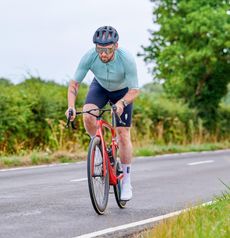 Andy Carr out of the saddle