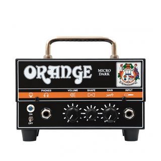 An Orange Micro Dark guitar tube head