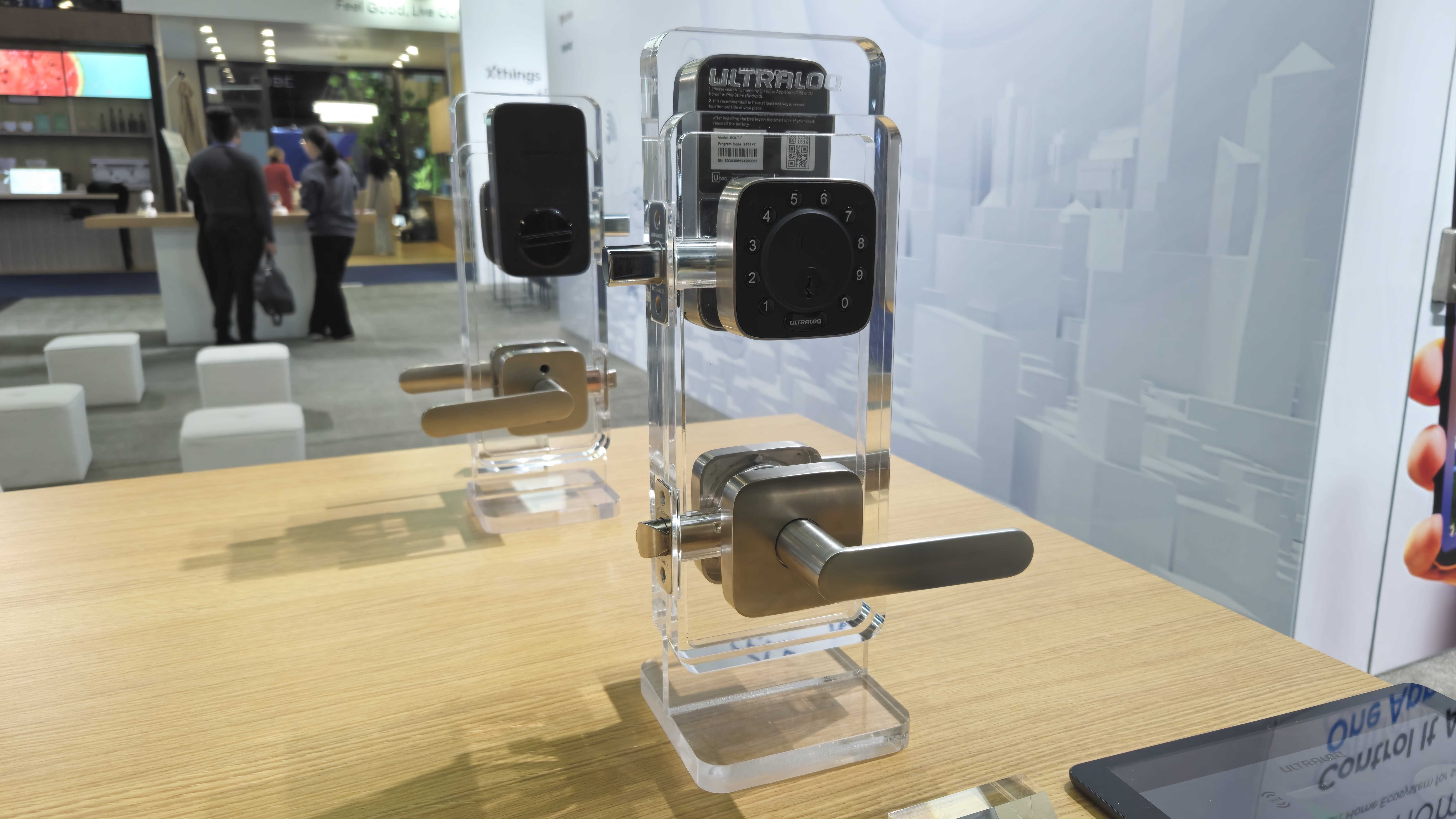 Ultraloq's new lock on display at CES 2025