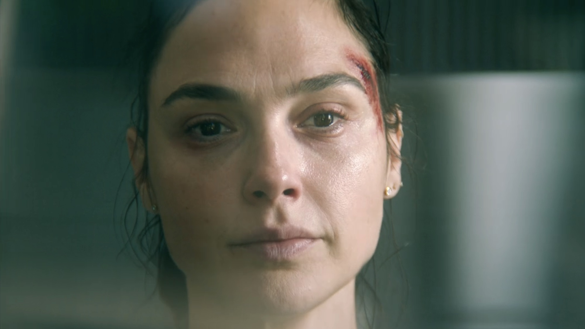 Gal Gadot at the end of The Runner