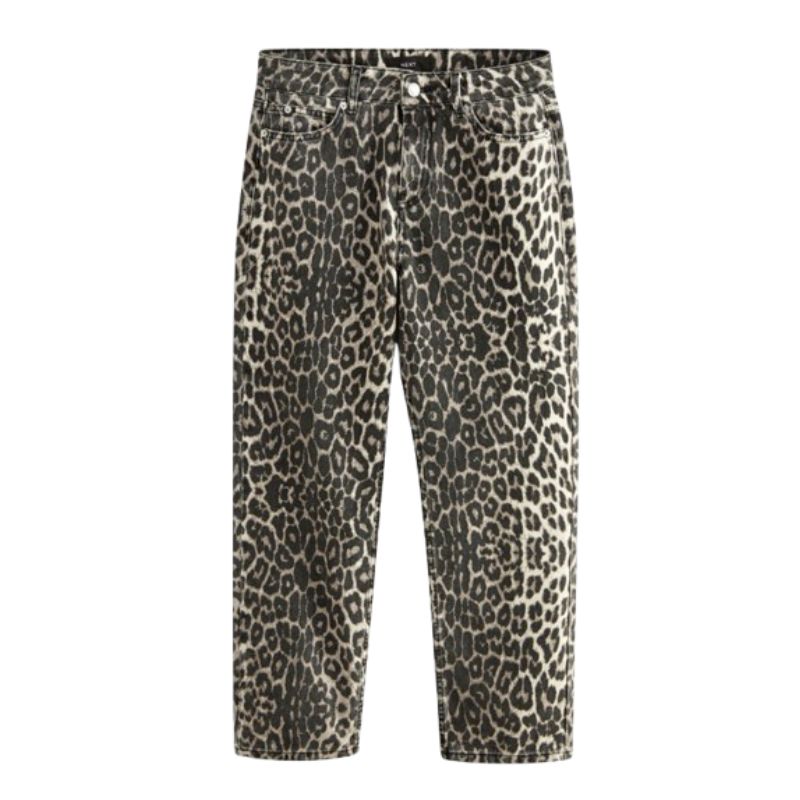 Next , Leopard Print Straight Leg Jeans