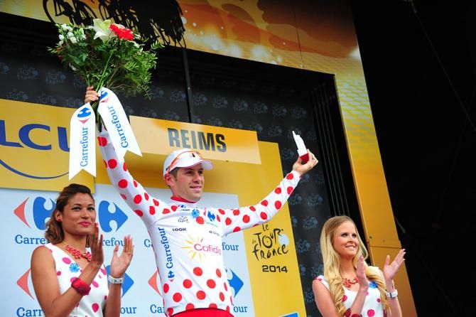 Mountains leader Cyril Lemoine (Cofidis)