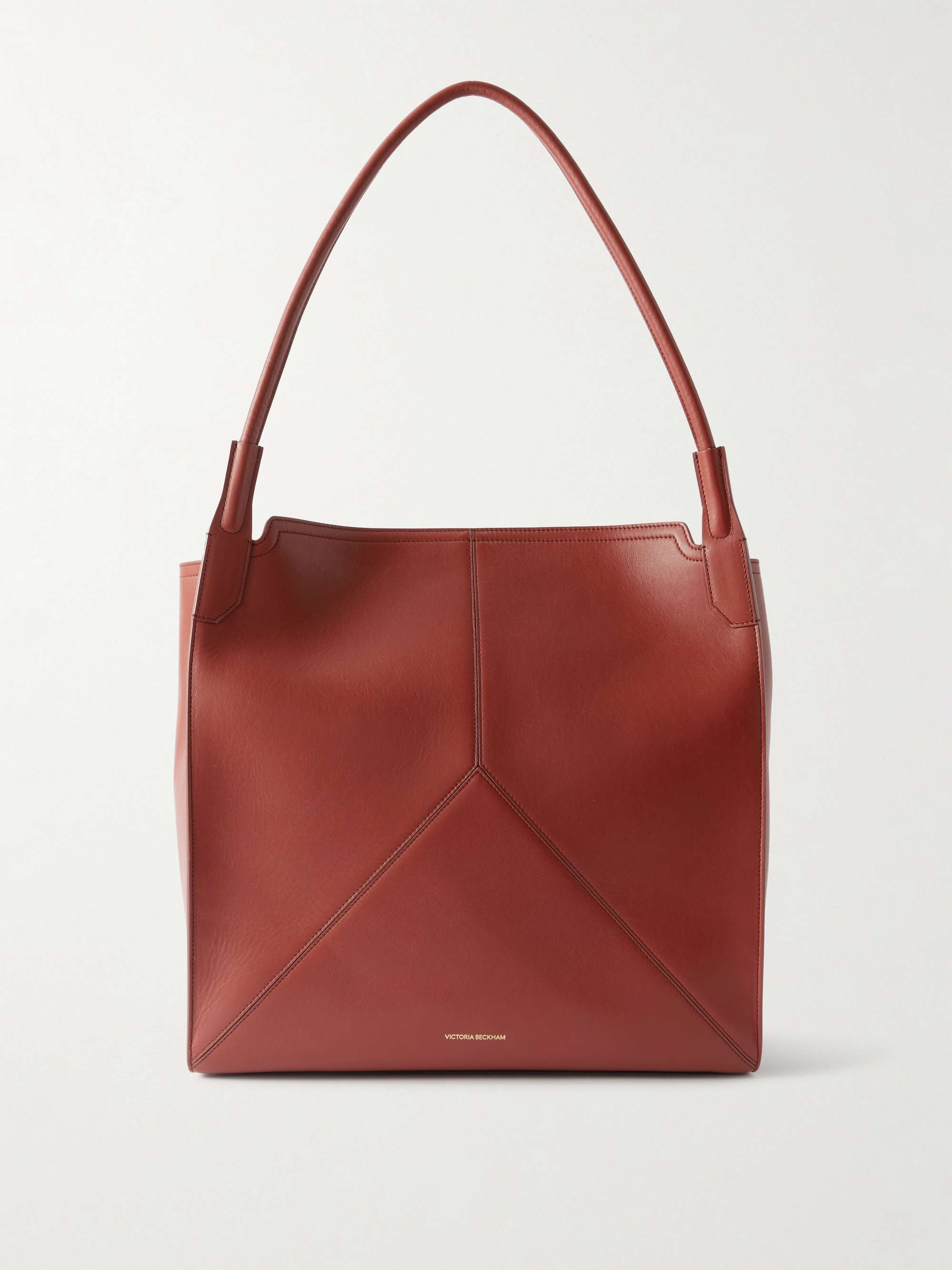 The Victoria Paneled Leather Tote