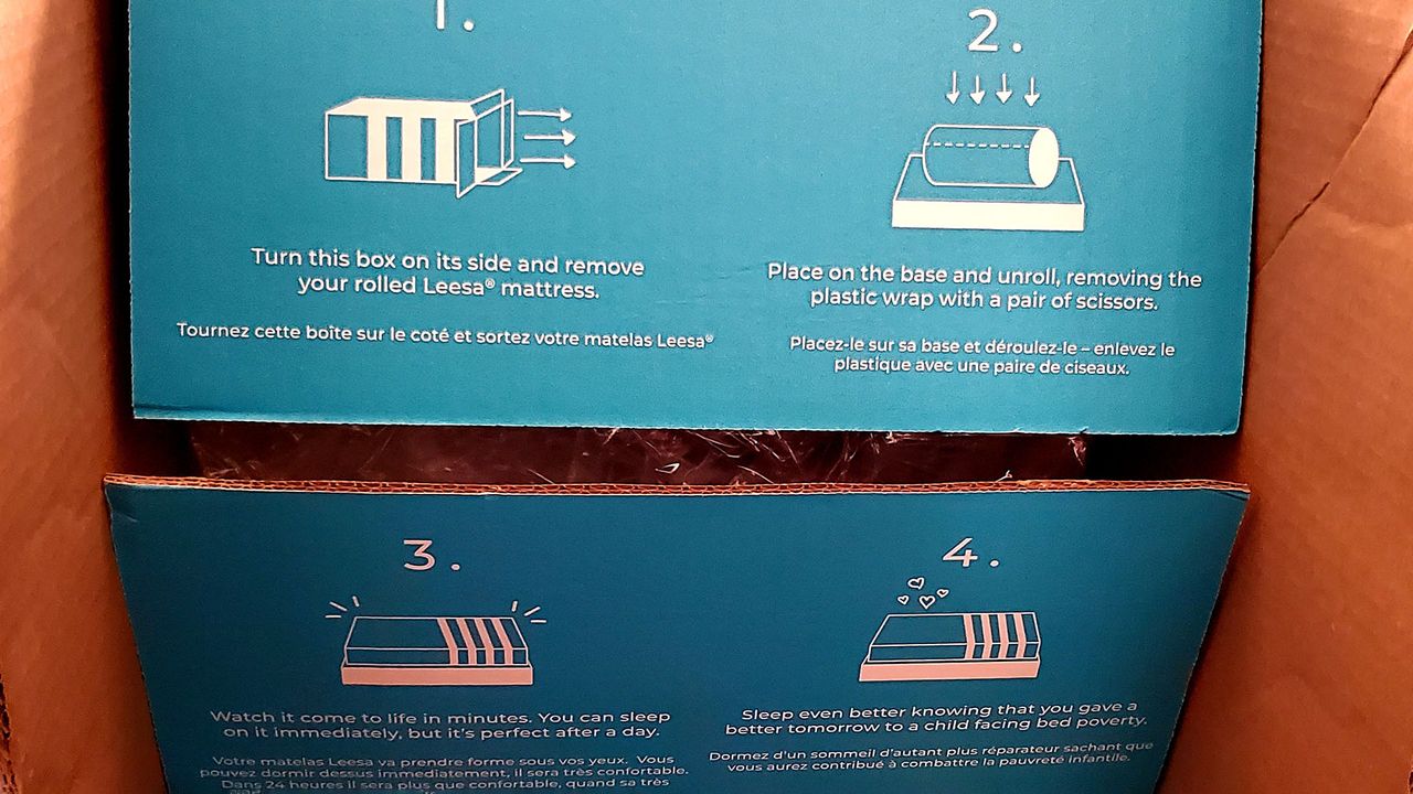 Leesa Original Mattress box