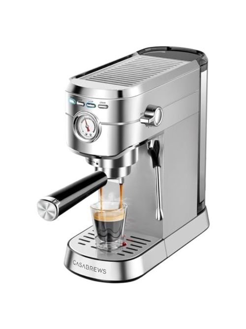 Casabrews Cm5418 Compact Espresso Machine With Milk Frothing Steam Wand