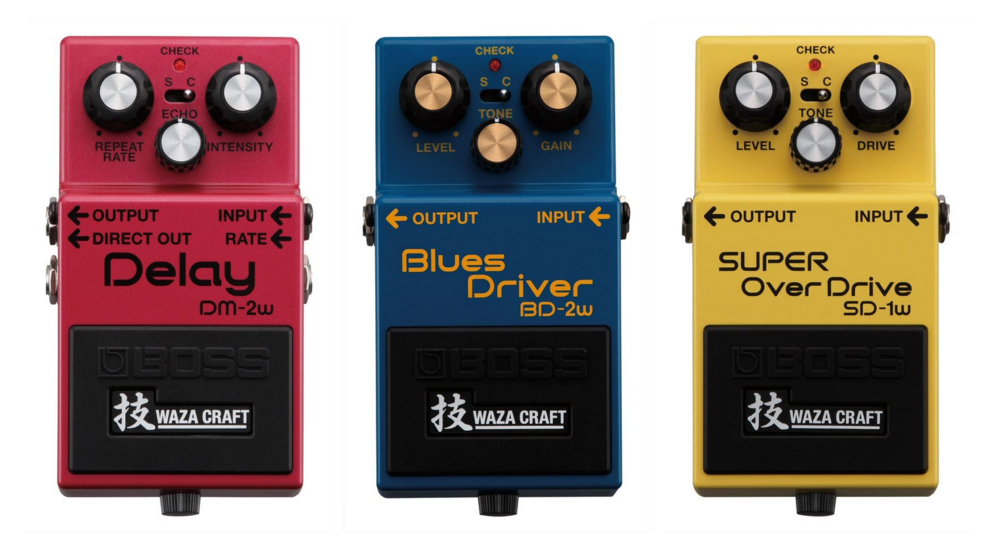Review: Boss Waza Craft BD-2W, DM-2W, and SD-1W Pedals — Video 