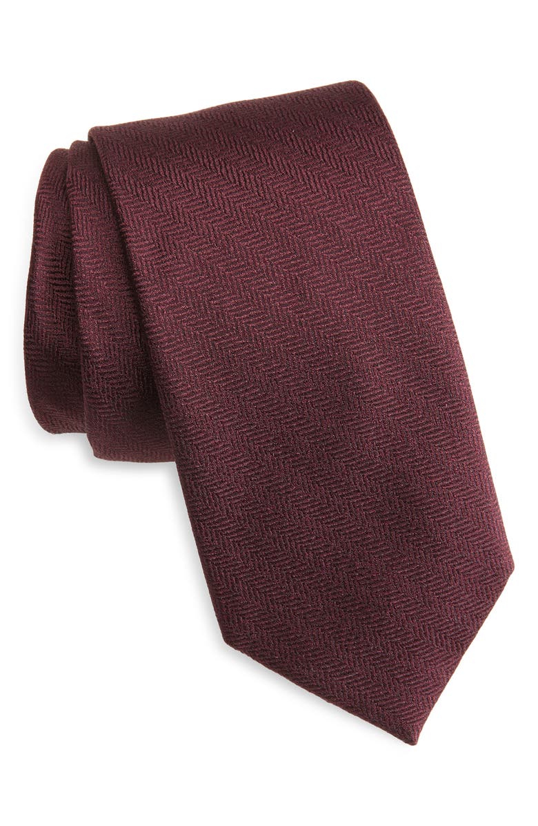 Newbury Herringbone Silk Tie