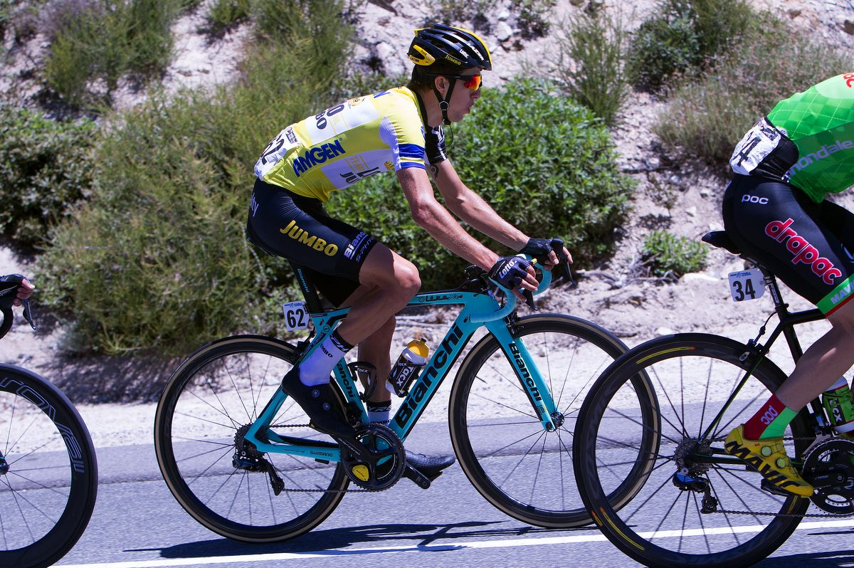 Race leader George Bennett (LottoNL-Jumbo)