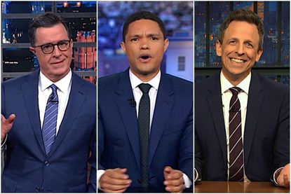 Late night hosts on GOP's shifting impeachment defense
