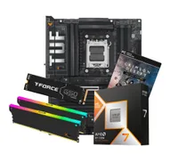 Newegg AMD Ryzen 7 9800X3D, Asus TUF Gaming X870-Plus WiFi, 32GB of V-Color Manta XSky DDR5-6400 RAM