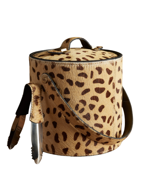 Cheetah Print Ice Bucket